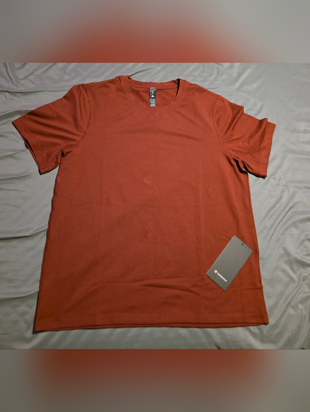 Lululemon Mesh Soft Jersey ShortSleeve Size L Cranberry Charm New